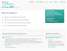Tablet Screenshot of berlin-usability.de